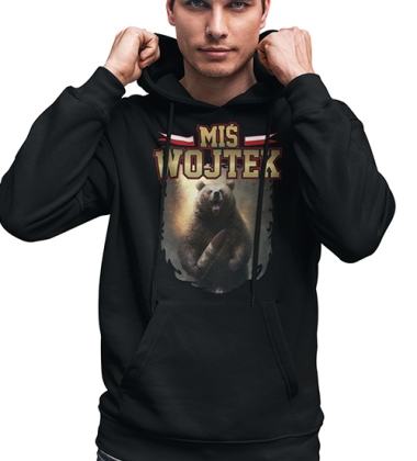 BLUZA Z KAPTUREM Miś Wojtek